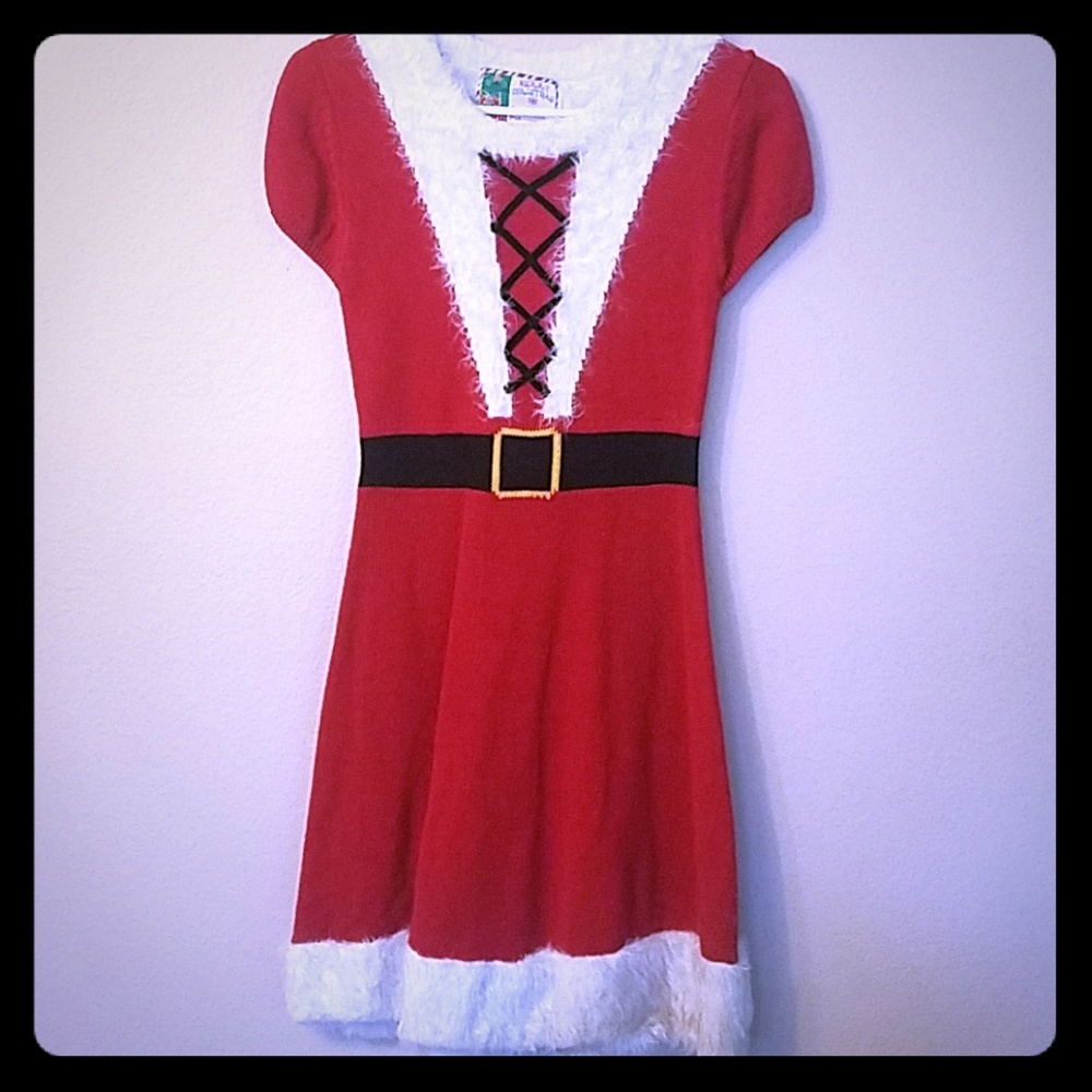 Mrs. Santa Claus sweater dress